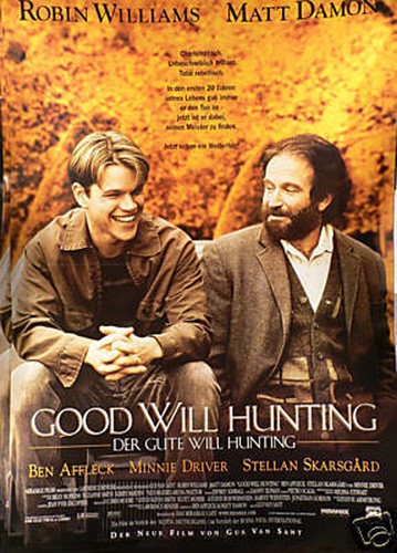 Good will hunting filmplakat - hunting,