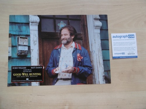 Robin williams autogramm - robin,